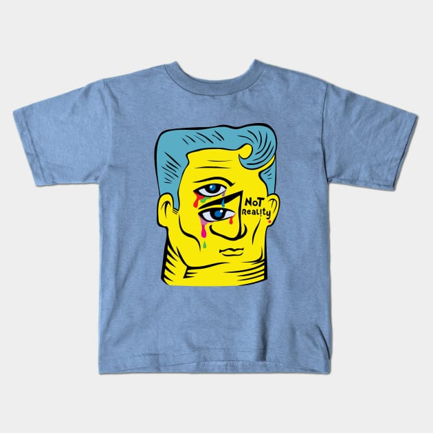 Not Reality Kids T-Shirt by martinussumbaji